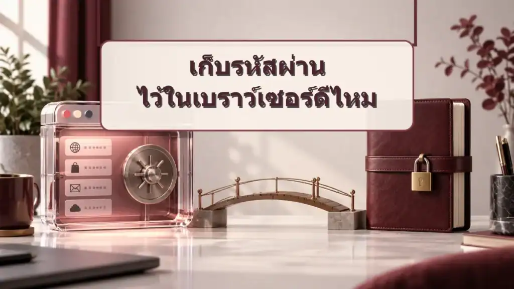 เก็บรหัสผ่านไว้ในเบราว์เซอร์ดีหรือไม่