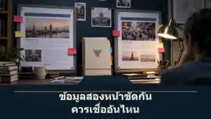 ข้อมูลสองหน้าในเว็บเดียวกันขัดกัน ควรเชื่ออันไหน