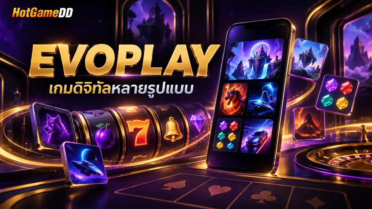 EVOPLAY เกมดิจิทัลหลายรูปแบบ HotGameDD