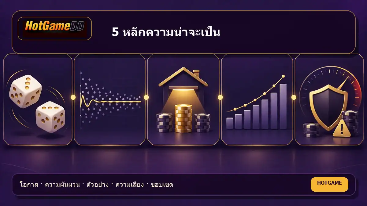 แผนภาพ 5 หลักความน่าจะเป็นและการจัดการความเสี่ยง