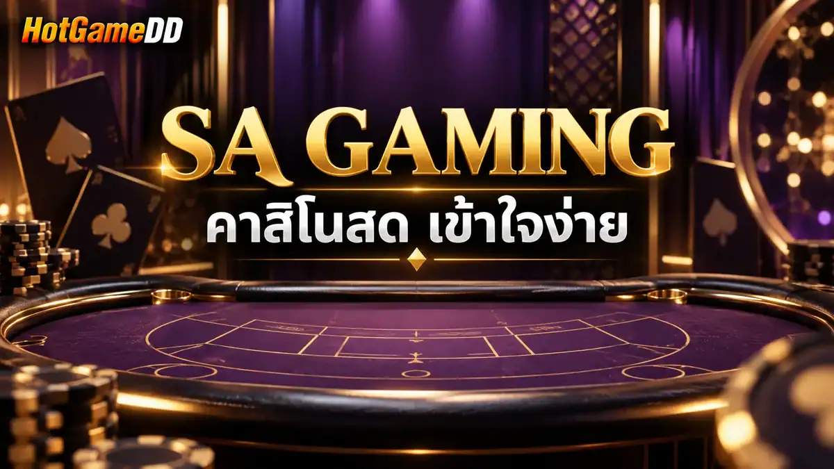 SA GAMING คู่มือคาสิโนสดและโต๊ะไลฟ์ HotGameDD